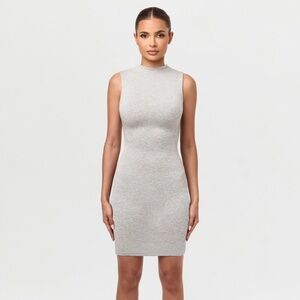 Naked wardrobe soft bodycon dress